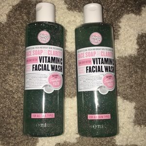 two soap and glory face wash soap and clarity